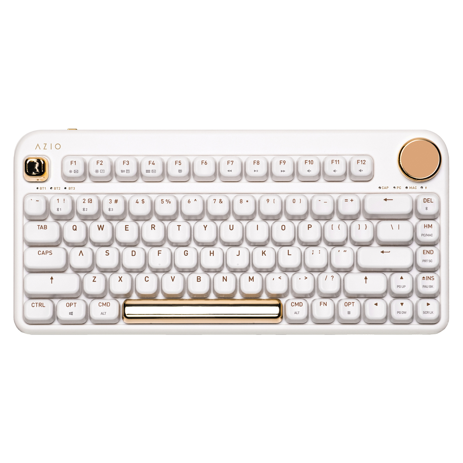 AZIO IZO Bluetooth and USB Mechanical Computer Keyboard, Blue Switches... - Picture 8 of 18