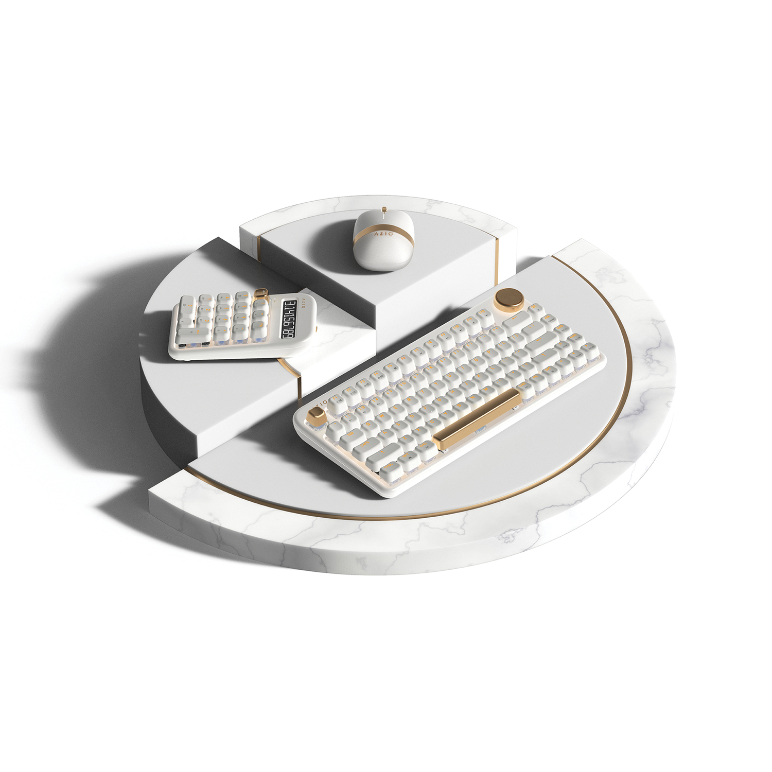 AZIO IZO Bluetooth and USB Mechanical Computer Keyboard, Blue Switches... - Picture 12 of 18
