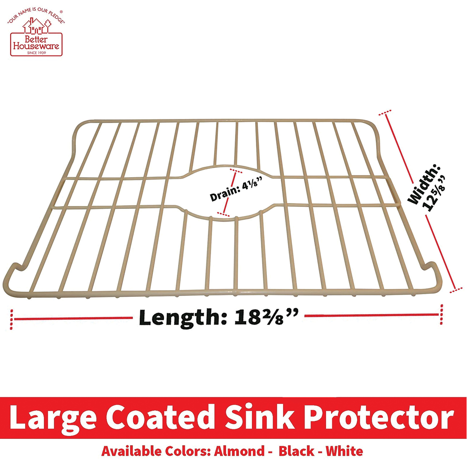 BETTER HOUSEWARE Large Sink Protector (Almond) - Picture 8 of 22