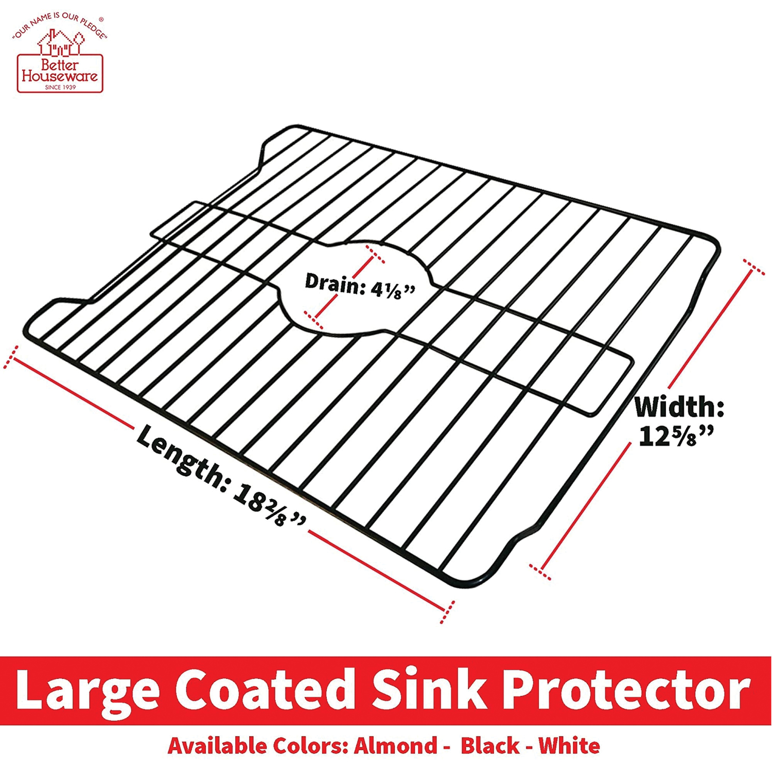 BETTER HOUSEWARE Large Sink Protector (Almond) - Picture 13 of 22