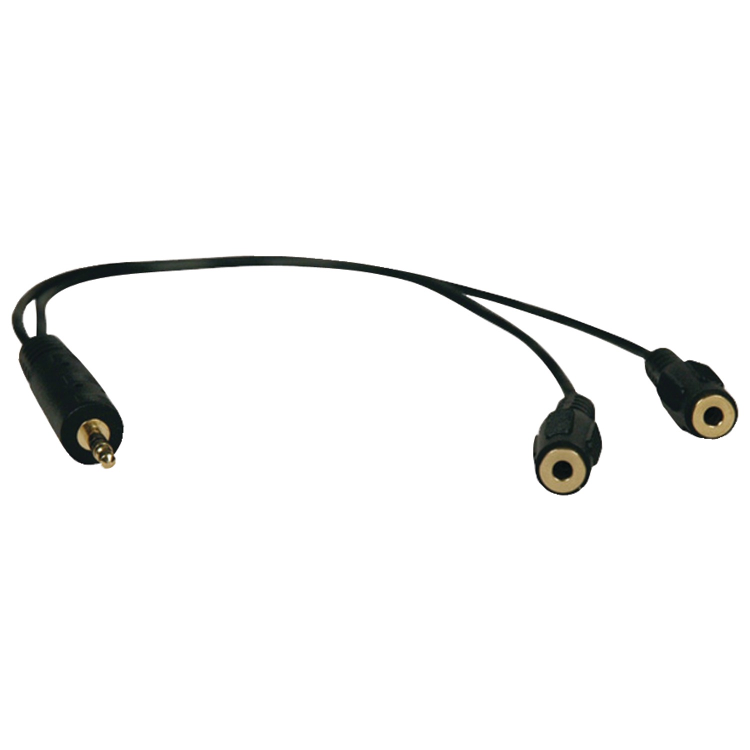 TRIPP LITE® BY EATON® 3.5-mm Male to 2 Female Stereo Y-Splitter Adapter... - Picture 2 of 2