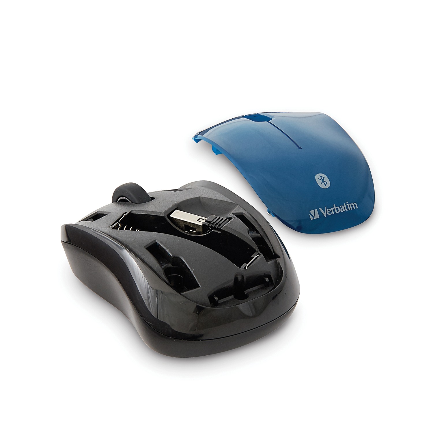 VERBATIM 70239 Bluetooth Wireless Tablet Multi-Trac Blue LED Mouse (Dark Teal) - Picture 9 of 20