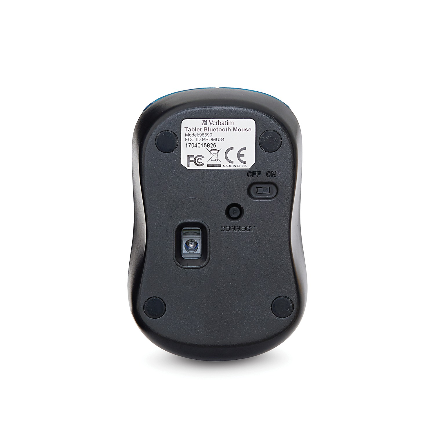 VERBATIM 70239 Bluetooth Wireless Tablet Multi-Trac Blue LED Mouse (Dark Teal) - Picture 10 of 20