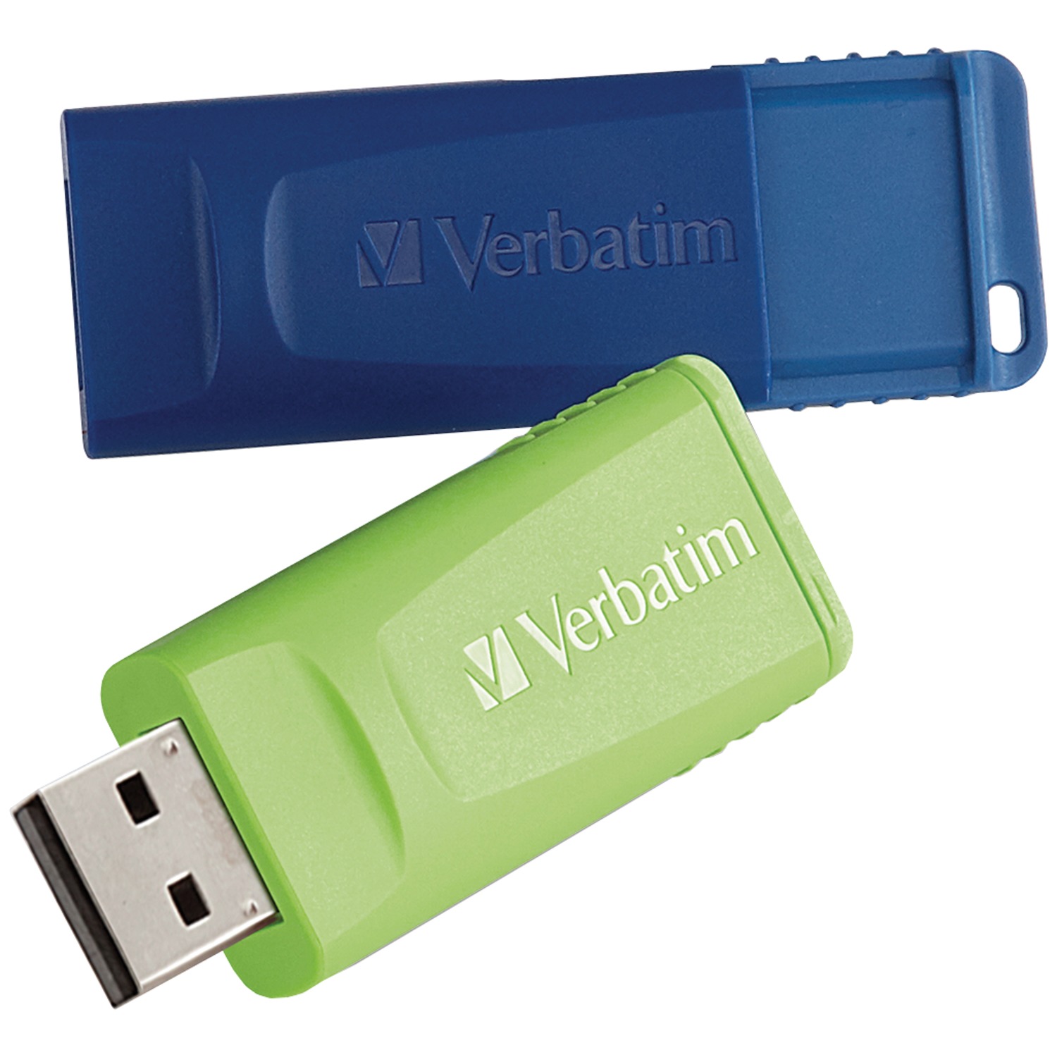 VERBATIM 98713 16GB Store 'n' Go USB Flash Drive (2 pk; Blue & Green) - Picture 4 of 9