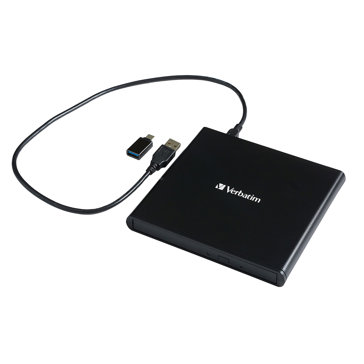 VERBATIM® Lecteur CD/DVD externe Slimline, USB-A/USB-C - Photo 2/8