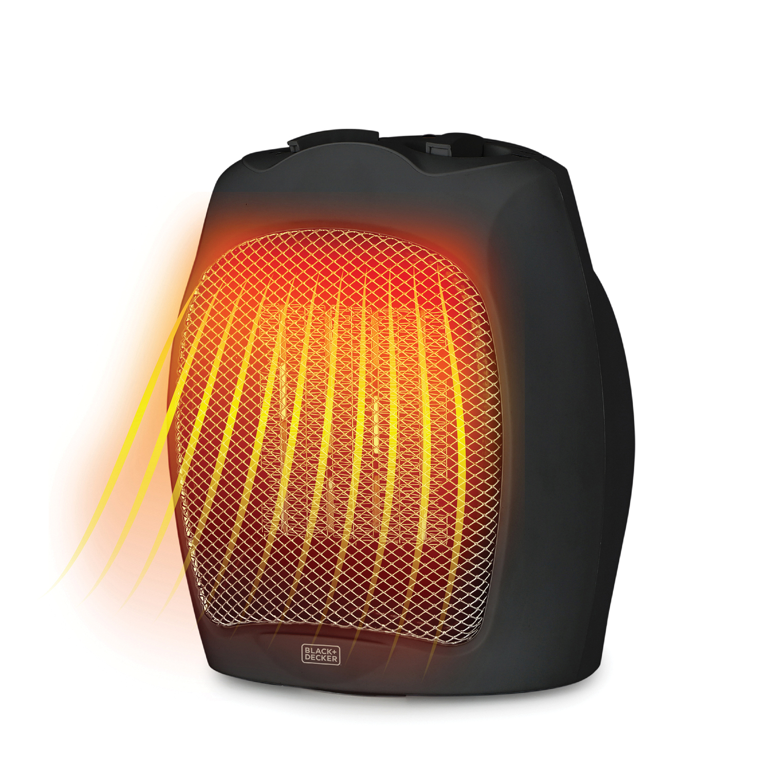 BLACK+DECKER(TM) 1,500-Watt-Max Desktop Ceramic Heater with Fan Setting (Black) - Picture 9 of 24
