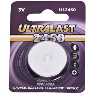 Ultralast UL2450 CR2450 Lithium Coin Cell BATTERY