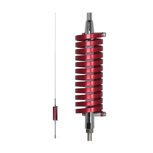 BROWNING BR-91 63-In. 15,000-Watt Flat-Coil CB Antenna with 6-In. Shaft (Red)